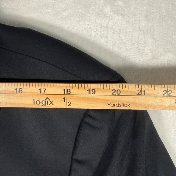 Armani Collezioni Blazer Men Size 44R Black Three Button Neiman Marcus Italy - Picture 3 of 13